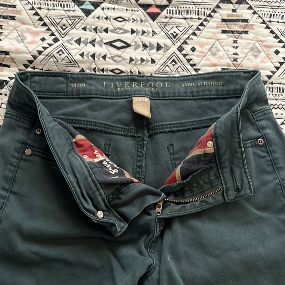 Liverpool Sadie Straightleg - Green Pants 30/10